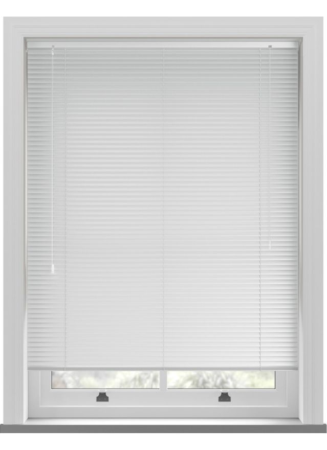 25mm Pearl White Aluminium Blind