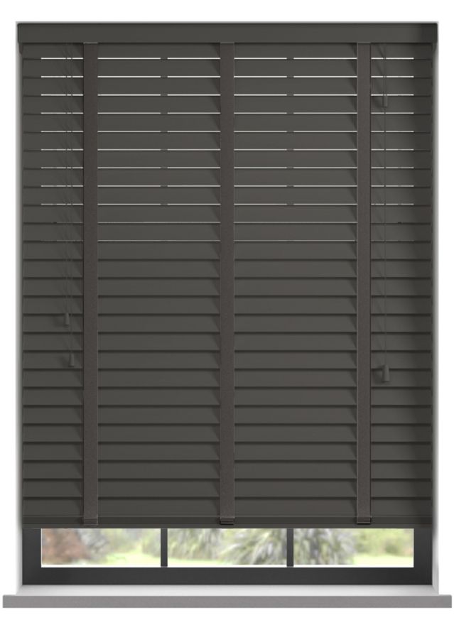 Premium Cinder Taped Bamboo Blind