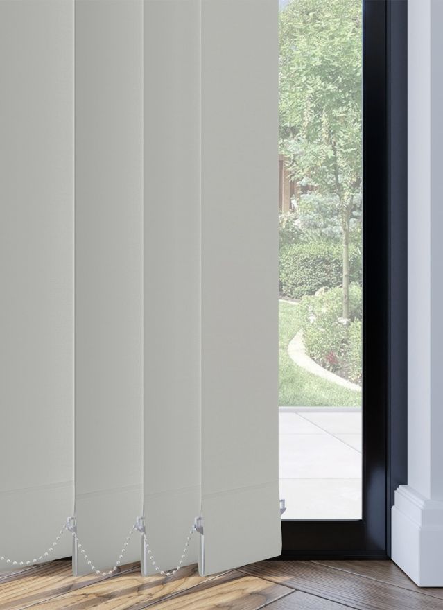 Soft Grey Blackout Vertical Blind