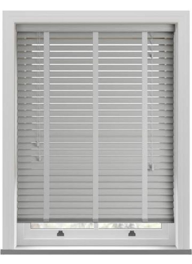 Mission Grained Taped Faux Wood Blind