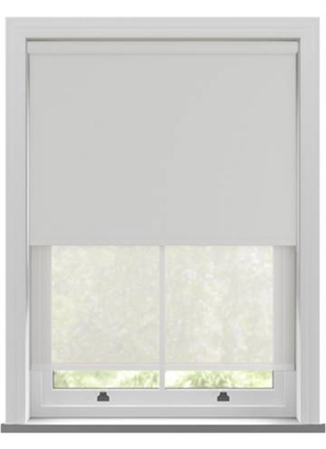 Bella Modesty and Echo Cream Double Roller Blind