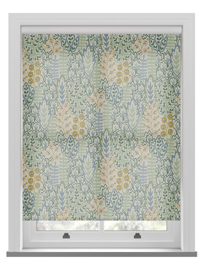 John Lewis Alva Soft Teal Roller Blind