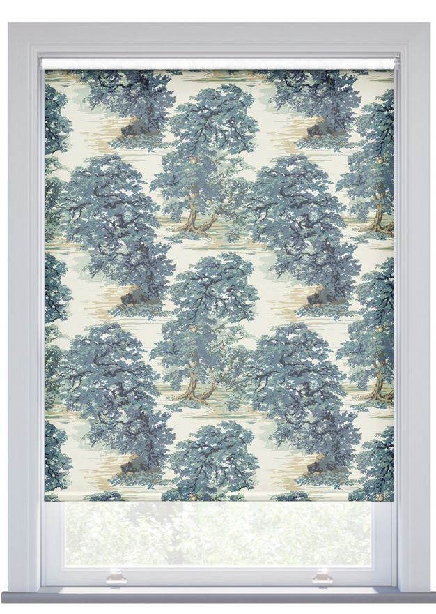 Sanderson Ancient Canopy, Lagoon Roller Blind