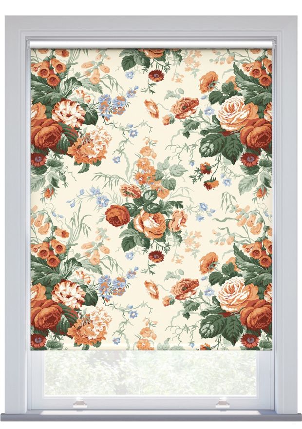 JL x Sanderson Stapleton Park, Parchment Chamomile Blackout Roller Blind