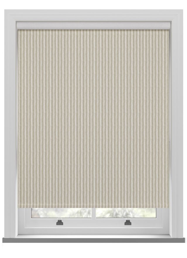 Emily Bond Oscar Stripe Linen Roller Blind