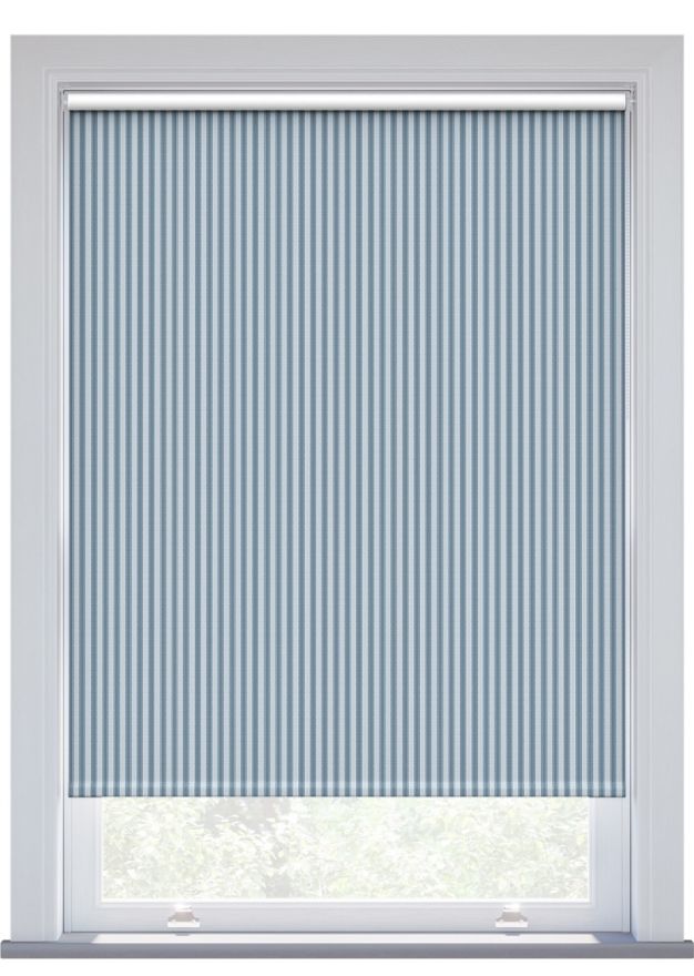 JL x Sanderson Pinetum Blackout, Cornflower Blue Roller Blind