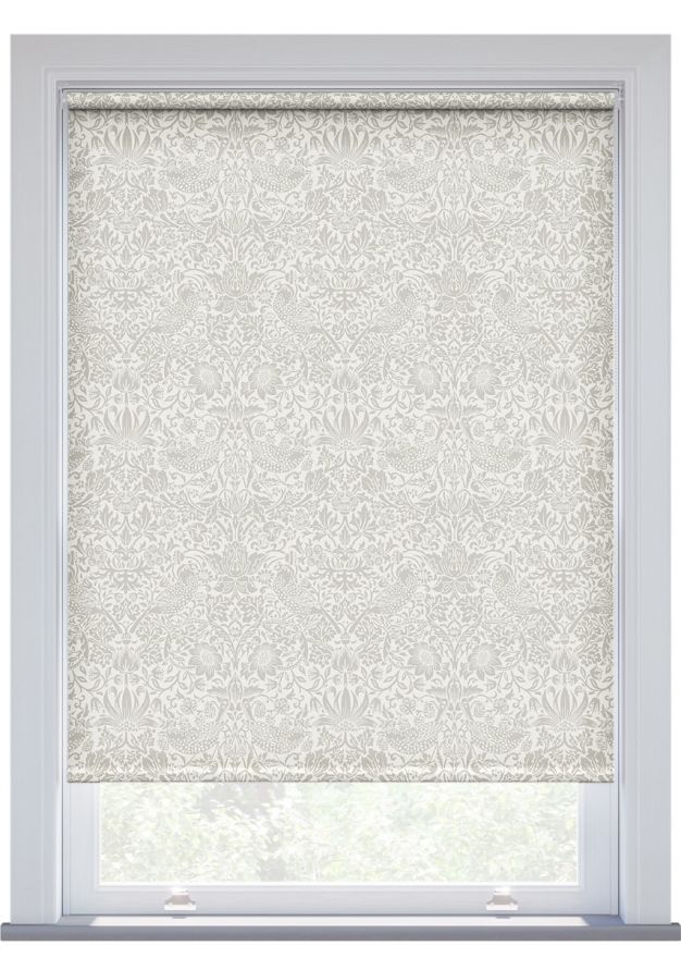 Morris & Co. Pure Strawberry Thief Silver Roller Blind