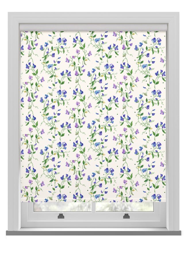 Cath Kidston Sweet Pea Purple Roller Blind