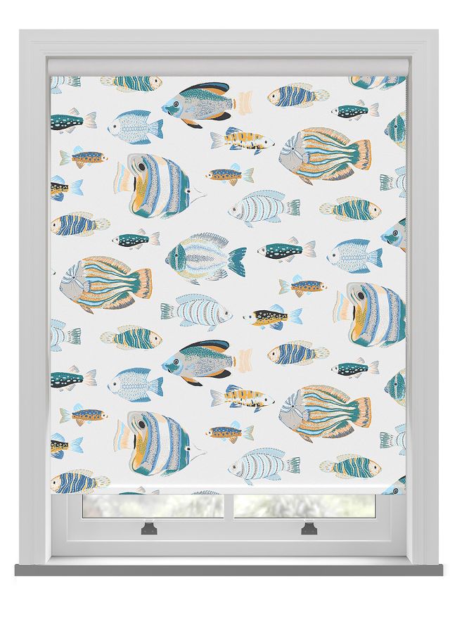 John Lewis Tropical Fish Blackout Roller Blind