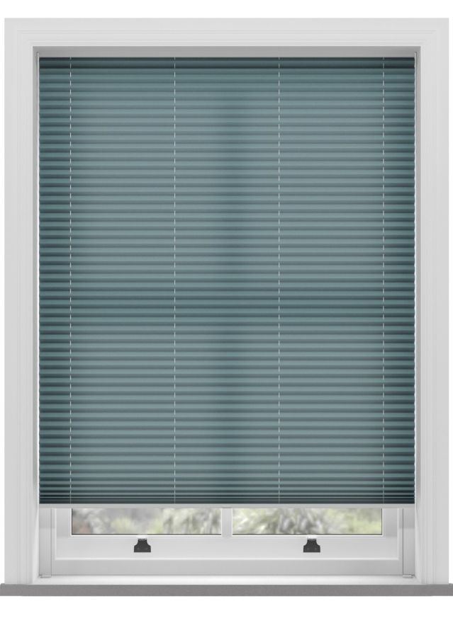 Scandi Teal Pleated Blind