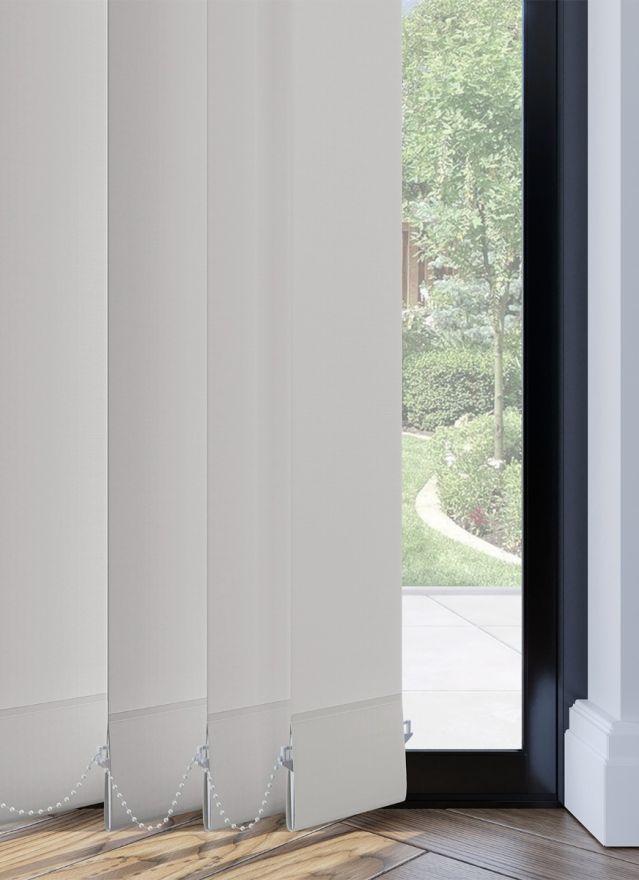 Soft Grey Vertical Blind