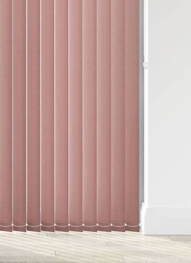 Splash Blush Pink Vertical Blind