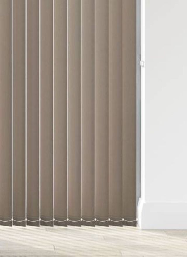 Splash Mocha Brown Vertical Blind