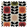 Orla Kiely Spot Flower Stem Tomato & Pink Roller Blind